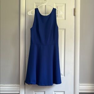 Felicity & Coco Blue Halter A-Line Mini Dress